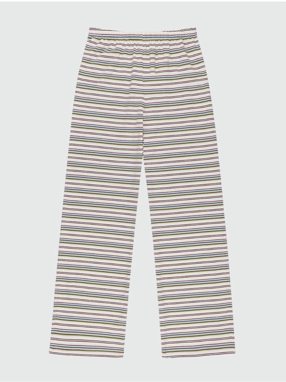 Parke Relaxed Lounge Pant - Cream Stripe